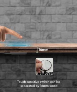 Κρυφός Διακόπτης-Dimmer Αφής Για LED Ταινίες 12-24V Μαύρος V-TAC – 23466VT