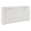 Buffet Joanna pakoworld white 144x42x80cm 235-000013