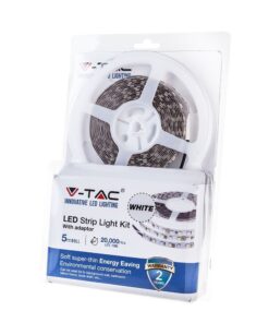 Σετ Εύκαμπτης Ταινίας LED 4.8W V-TAC Dimmable Πολύχρωμη RGB – 212350