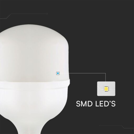 Λάμπα LED E27 T140 Πλαστική Με Αντάπτορα  Ε40 50W 4000K V-TAC – 23574VT