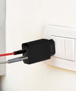 Ταχυφορτιστής 20W με Θύρα USB-A και Θύρα USB-C Μαύρος V-TAC – 23581VT