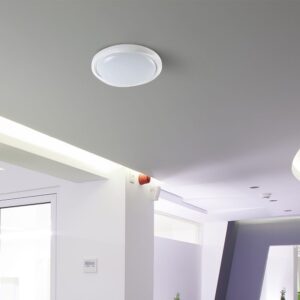 Πλαφονιέρα LED Designer 30W/60W Λευκή με Τηλεχειριστήριο Dimmable CCT V-TAC – 23585