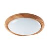 Πλαφονιέρα Κυκλική LED Designer με Τηλεχειριστήριο CCT 30W/60W Dimmable Απόχρωση Ξύλου V-TAC – 23586