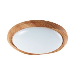 Πλαφονιέρα Κυκλική LED Designer με Τηλεχειριστήριο CCT 30W/60W Dimmable Απόχρωση Ξύλου V-TAC – 23586