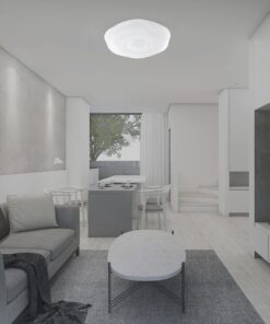 Πλαφονιέρα Κυκλική LED Designer με Τηλεχειριστήριο CCT 20W/40W Dimmable Λευκή V-TAC – 23587