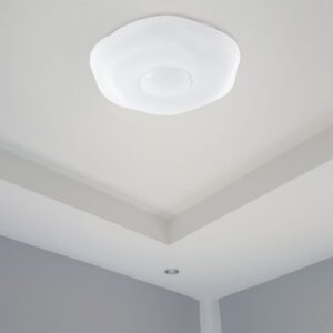 Πλαφονιέρα LED Designer 30W/60W Λευκή με Τηλεχειριστήριο Dimmable CCT V-TAC – 23588