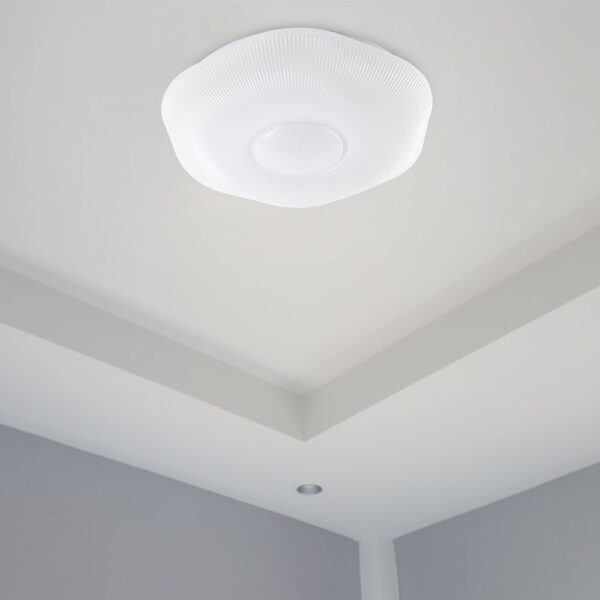 Πλαφονιέρα LED Designer 30W/60W Λευκή με Τηλεχειριστήριο Dimmable CCT V-TAC – 23588