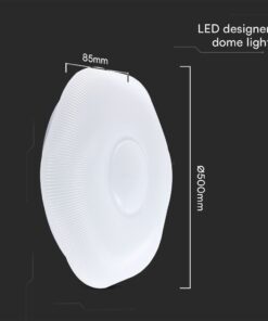 Πλαφονιέρα LED Designer 30W/60W Λευκή με Τηλεχειριστήριο Dimmable CCT V-TAC – 23588