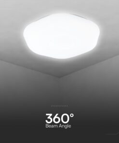 Πλαφονιέρα LED Designer 30W/60W Λευκή με Τηλεχειριστήριο Dimmable CCT V-TAC – 23588