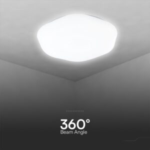Πλαφονιέρα LED Designer 30W/60W Λευκή με Τηλεχειριστήριο Dimmable CCT V-TAC – 23588