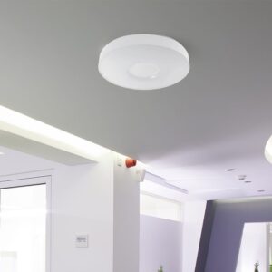 Πλαφονιέρα LED Designer 30W/60W Λευκή με Τηλεχειριστήριο Dimmable CCT V-TAC – 23592