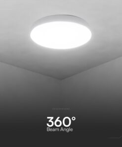 Πλαφονιέρα LED Designer 30W/60W Λευκή με Τηλεχειριστήριο Dimmable CCT V-TAC – 23592