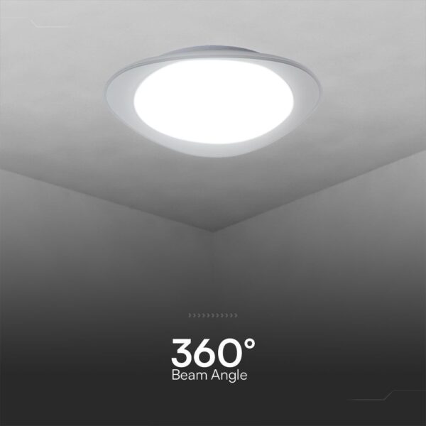 Πλαφονιέρα LED Designer 20W/40W Λευκή με Τηλεχειριστήριο Dimmable CCT V-TAC – 23593