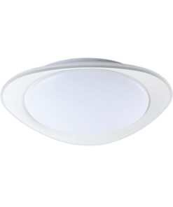 Πλαφονιέρα LED Designer 20W/40W Λευκή με Τηλεχειριστήριο Dimmable CCT V-TAC – 23593