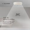 Πλαφονιέρα Οροφής Στρογγυλή Φ240 Λευκή LED 24W 2500lm 6500K IP54 VTAC – 23598