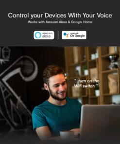 Wi-FI Mini Smart Διακόπτης Μονός V-TAC – 23604VT