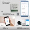 Wi-FI Mini Smart Διακόπτης Μονός V-TAC – 23604VT