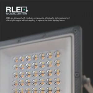 LED Προβολέας 30W V-TAC Γκρι 90° 2350lm Αδιάβροχος IP65 CCT 3000-6400K  – 23613
