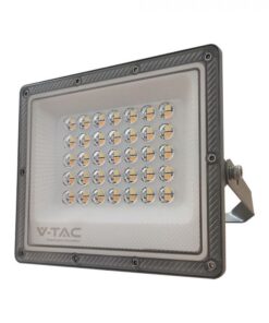 LED Προβολέας 30W V-TAC Γκρι 90° 2350lm Αδιάβροχος IP65 CCT 3000-6400K – 23613