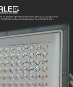 LED Προβολέας 50W V-TAC Γκρι 90° 5000lm Αδιάβροχος IP65 CCT 3000-6400K – 23614