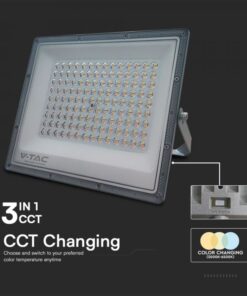 LED Προβολέας 100W V-TAC Γκρι 90° 8150lm Αδιάβροχος IP65 CCT 3000-6400K – 23615