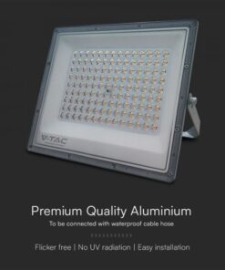 LED Προβολέας 100W V-TAC Γκρι 90° 8150lm Αδιάβροχος IP65 CCT 3000-6400K – 23615