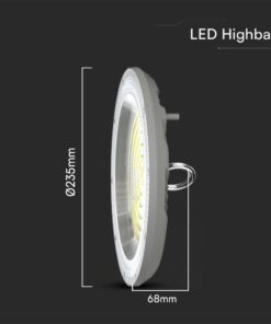 100W LED Καμπάνα Γκρι 90° 8300lm CCT 3000K/4000K/6500K IP65 V-TAC – 23622