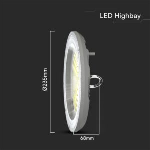 100W LED Καμπάνα Γκρι 90° 8300lm CCT 3000K/4000K/6500K IP65 V-TAC – 23622