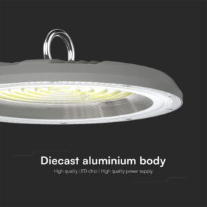 100W LED Καμπάνα Γκρι 90° 8300lm CCT 3000K/4000K/6500K IP65 V-TAC – 23622