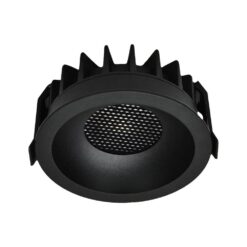12W LED Χωνευτό Φωτιστικό COB Στρογγυλό Φ86 CRI>90 1180lm 3000-6400K Μαύρο V-TAC – 23671