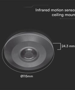 Ανιχνευτής Κίνησης Μαύρος V-TAC – 23677