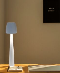 Επαναφορτιζόμενο Πορτατίφ LED 3W CCT Dimmable Αφής Λευκό VTAC – 23684