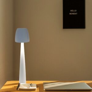 Επαναφορτιζόμενο Πορτατίφ LED 3W CCT Dimmable Αφής Λευκό VTAC – 23684