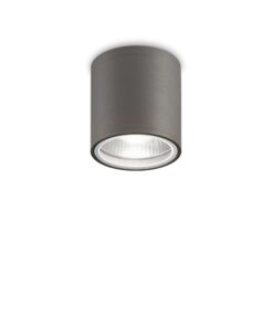 IDEAL LUX Φωτιστικό Σποτ Οροφής Βεράντας GUN 1xGU10 IP44 Χρώματος Ανθρακί – 236865