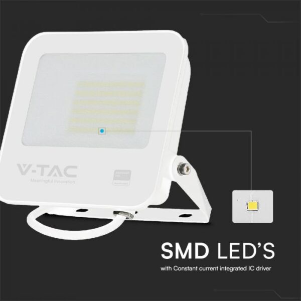 LED Προβολέας 50W V-TAC Samsung Chip Λευκός 4270lm Αδιάβροχος IP65 6500K  – 23690