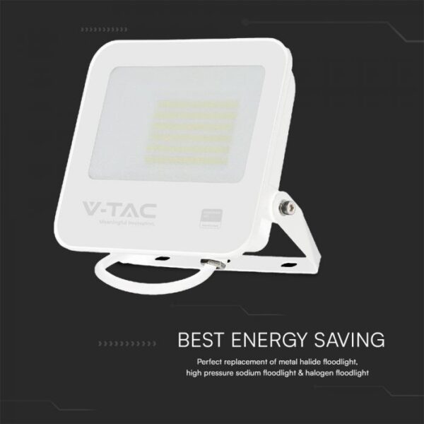 LED Προβολέας 50W V-TAC Samsung Chip Λευκός 4270lm Αδιάβροχος IP65 6500K  – 23690