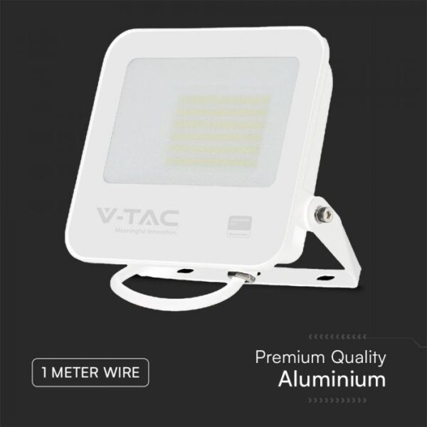 LED Προβολέας 50W V-TAC Samsung Chip Λευκός 4270lm Αδιάβροχος IP65 6500K  – 23690
