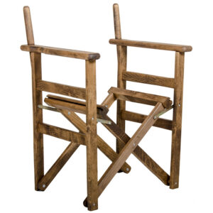 Director’s armchair frame Retto pakoworld solid beech walnut 237-000001