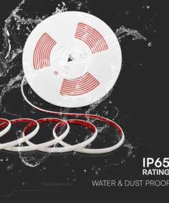 LED Ταινία 12.5W 220V V-TAC 1100lm Αδιάβροχη IP65 θερμό 3000K 5 Μέτρα – 23715