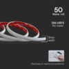 LED Ταινία 12.5W 220V V-TAC 1100lm Αδιάβροχη IP65 Θερμό 3000K 50 Μέτρα – 23721