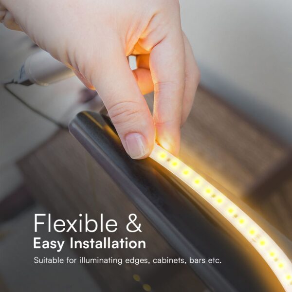 LED Ταινία 10.5W 220V V-TAC Αδιάβροχη IP65 Κόκκινη 10 Μέτρα – 23724
