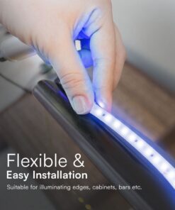 LED Ταινία 10.5W 220V V-TAC Αδιάβροχη IP65 Μπλε 10 Μέτρα – 23725