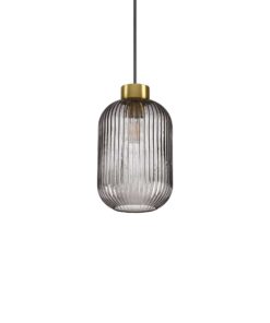 IDEAL LUX Κρεμαστό Φωτιστικό MINT-1 1xE27 Φιμέ Χρώματος – 237442