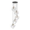 IDEAL LUX Κρεμαστό Φωτιστικό Οροφής ICE 5xE27 Μαύρου Χρώματος – 237664