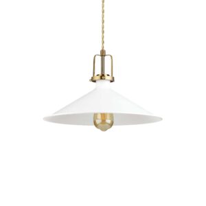 IDEAL LUX Κρεμαστό Φωτιστικό ERIS-4 1xE27 Λευκού Χρώματος – 238210