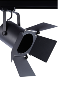 Μαύρο Σποτ Ράγας Τριφασικό Track Light Ατσάλι 1xE27 PAR30 4 Καλωδίων ACA- 238TLB4W