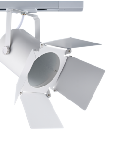 Λευκό Σποτ Ράγας Μονοφασικό Track Light Ατσάλι 1xE27 PAR30 2 Καλωδίων ACA – 238TLW2W