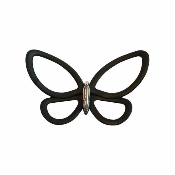 Black Metal Butterflies 3D μεταλλικές Ango - 24007