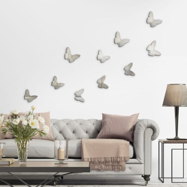Silver Butterflies 3D πολυπροπυλενίου Ango – 24012