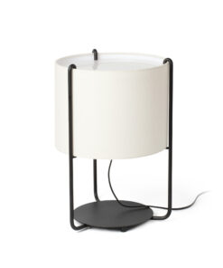 Faro Barcelona DRUM Επιτραπέζιο Φωτιστικό, Μαύρου-Μπεζ Χρώματος- 24020-31